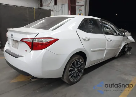 2016 Toyota Corolla S Plus из США, поврежденный, VIN 5YFBURHE7GP399376